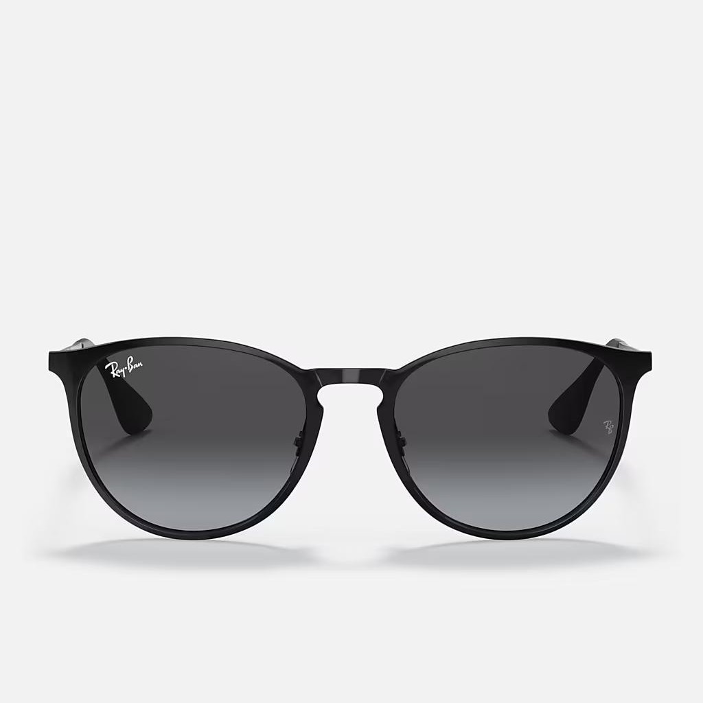 Kính Ray-Ban Erika Metal Đen Xám