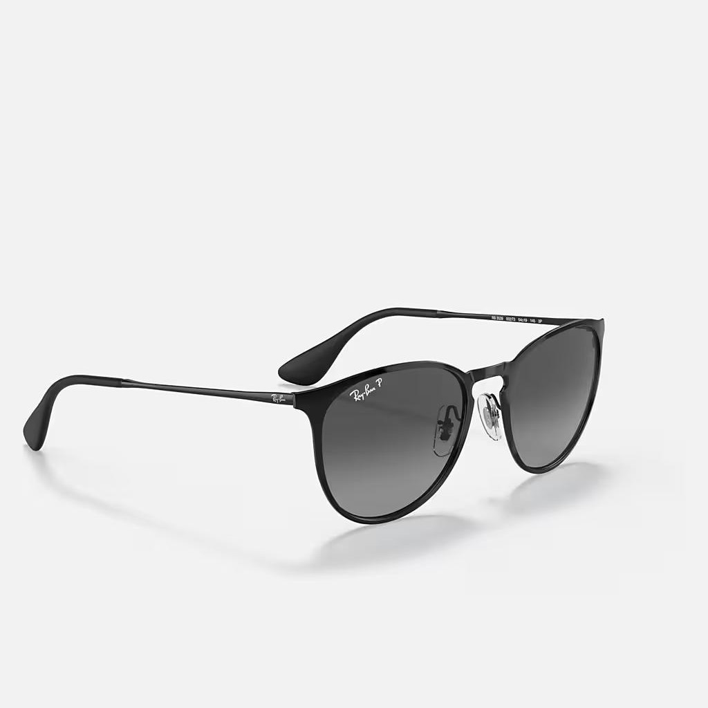 Kính Ray-Ban Erika Metal Đen Xám Sáng