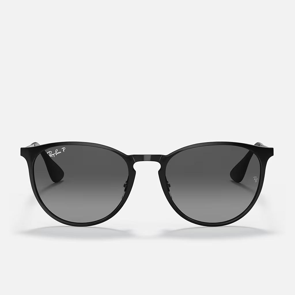 Kính Ray-Ban Erika Metal Đen Xám Sáng