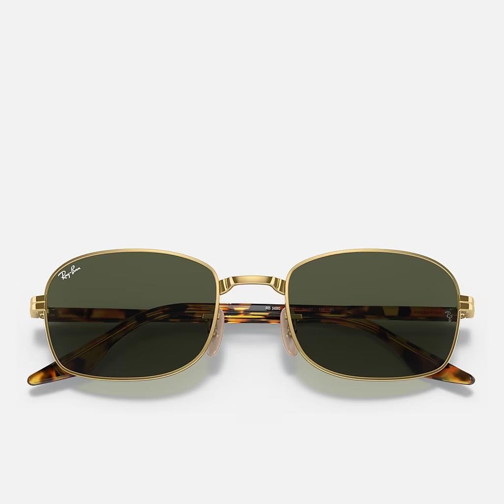 Kính Ray-Ban Rb3690 Vàng Nâu Xanh Lá