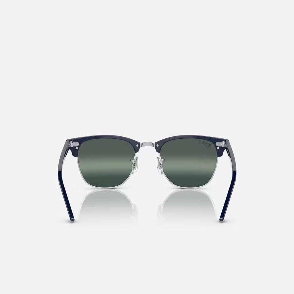 Kính Ray-Ban Clubmaster Chromance Xanh Dương Bạc