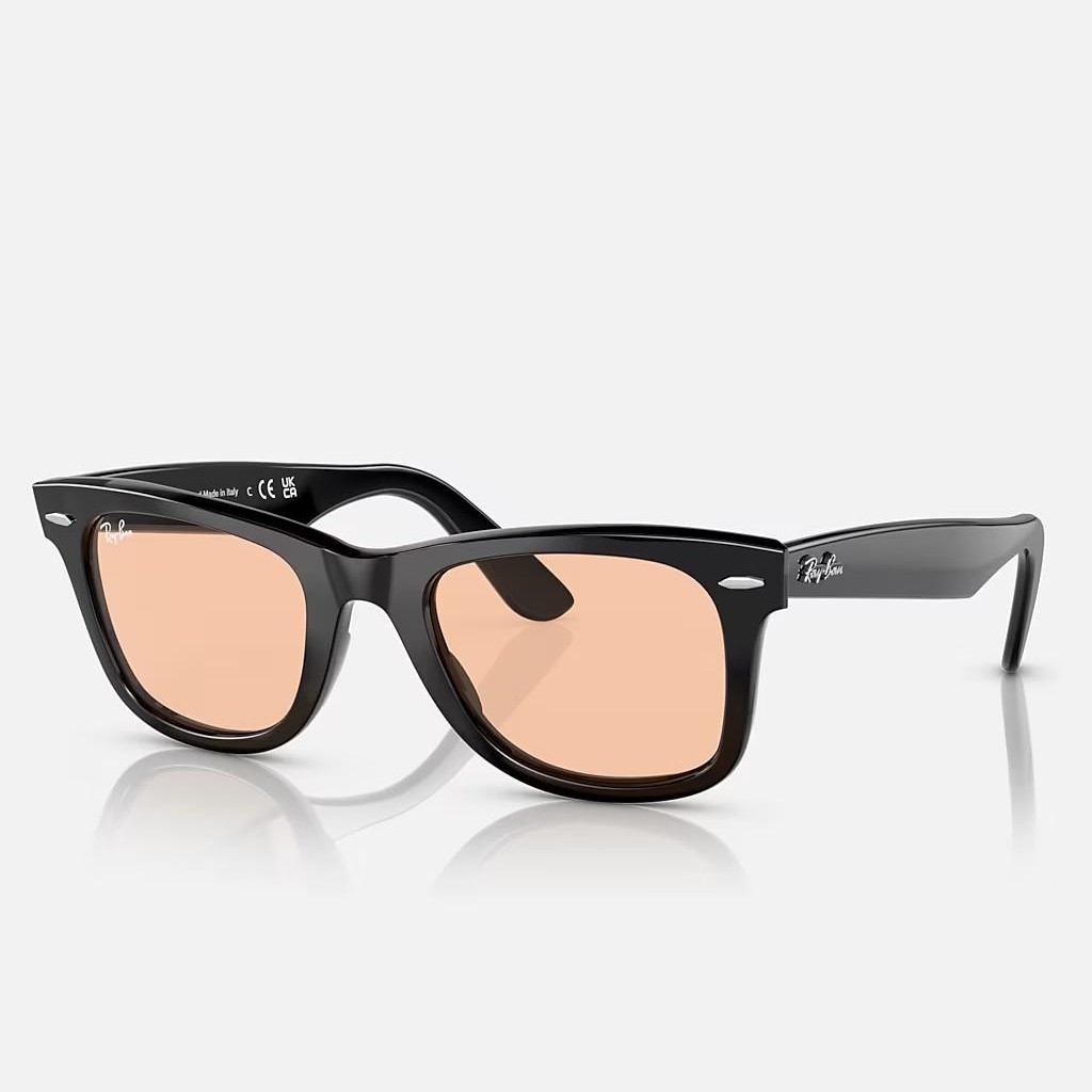 Kính Ray-Ban Original Wayfarer Washed Lenses Đen Hồng