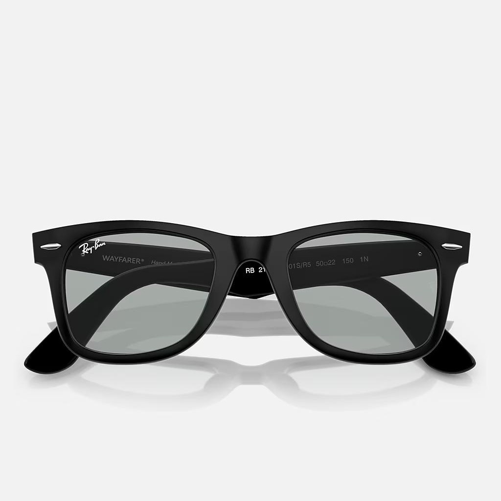 Kính Ray-Ban Original Wayfarer Washed Lenses Đen Nhám Xám