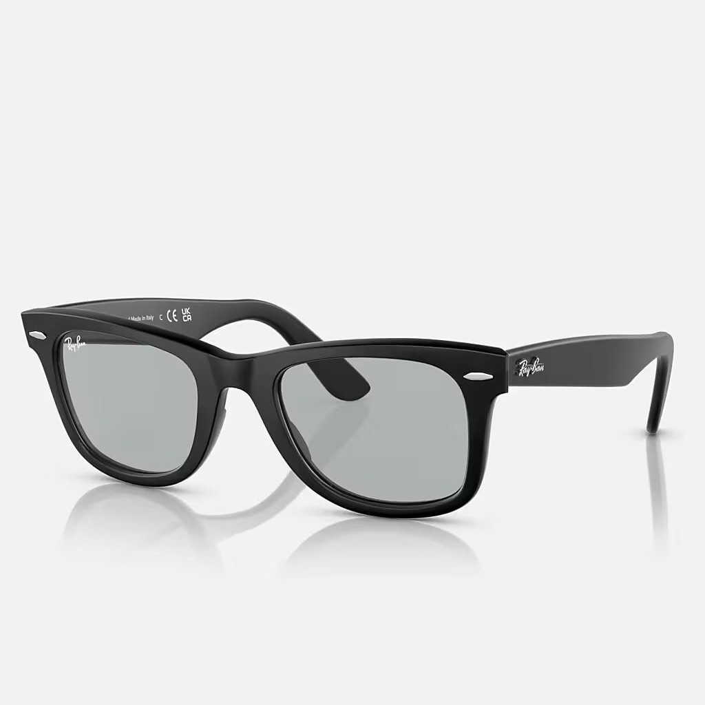 Kính Ray-Ban Original Wayfarer Washed Lenses Đen Nhám Xám