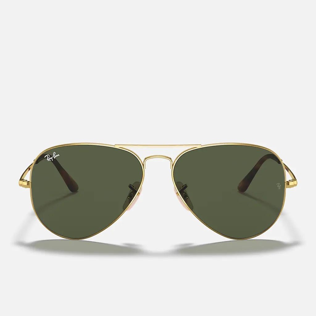 Kính Ray-Ban Aviator Metal Ii Vàng Xanh Lá