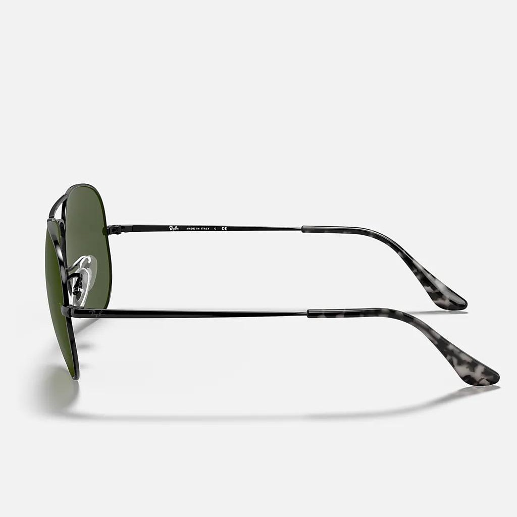 Kính Ray-Ban Aviator Metal Ii Đen Xanh Lá