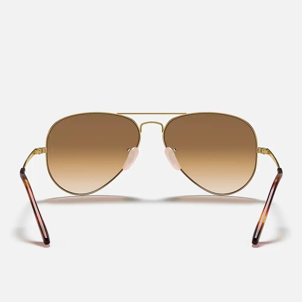 Kính Ray-Ban Aviator Metal Ii Vàng Nâu