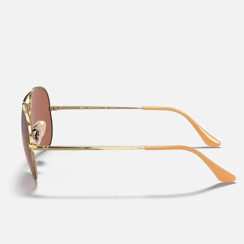 Kính Ray-Ban Aviator Metal Ii Vàng Tím