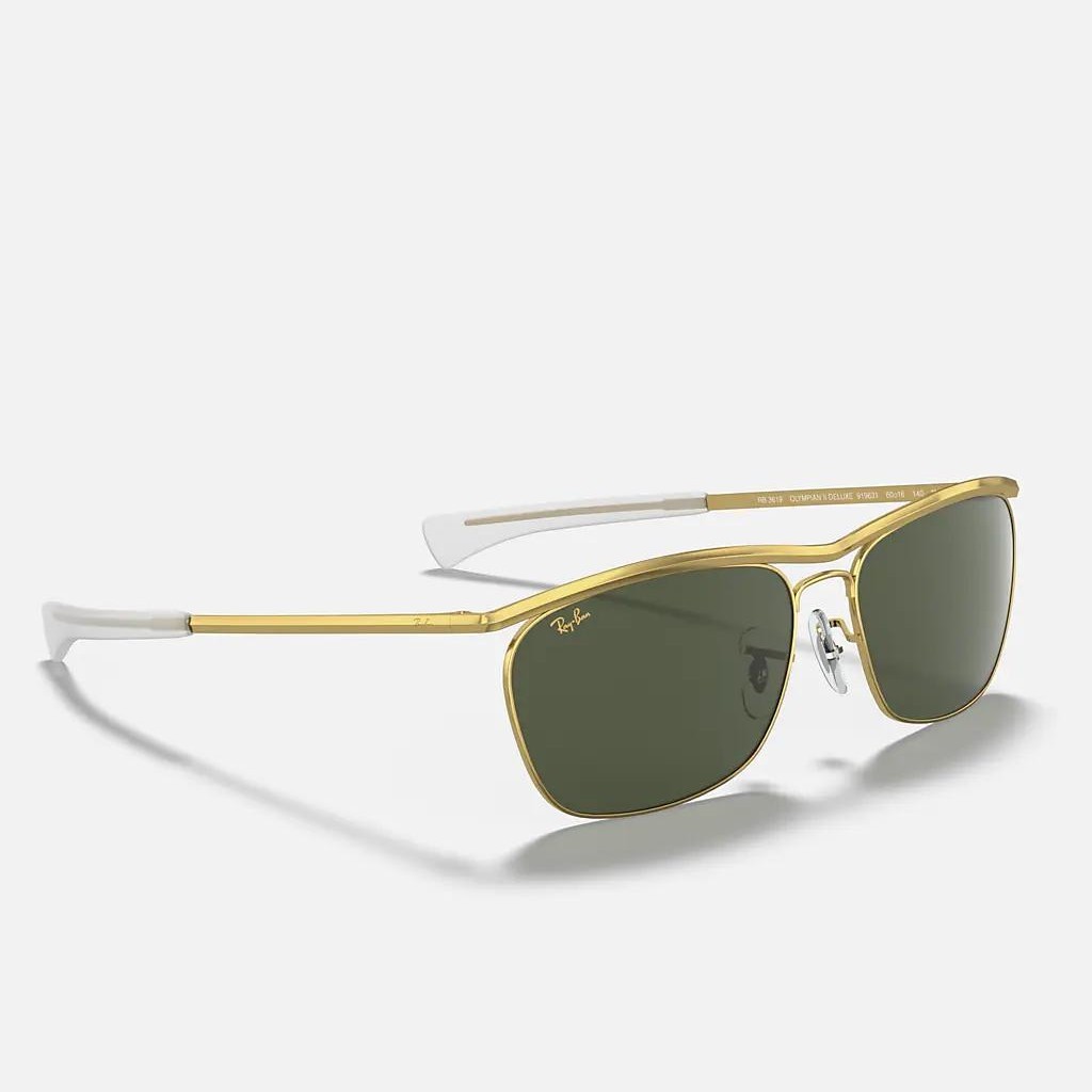 Kính Ray-Ban Olympian Ii Deluxe Vàng Xanh Lá