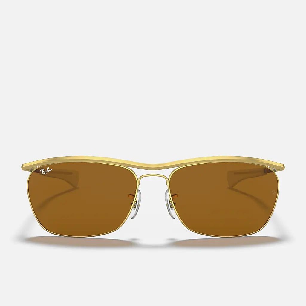 Kính Ray-Ban Olympian Ii Deluxe Vàng Nâu