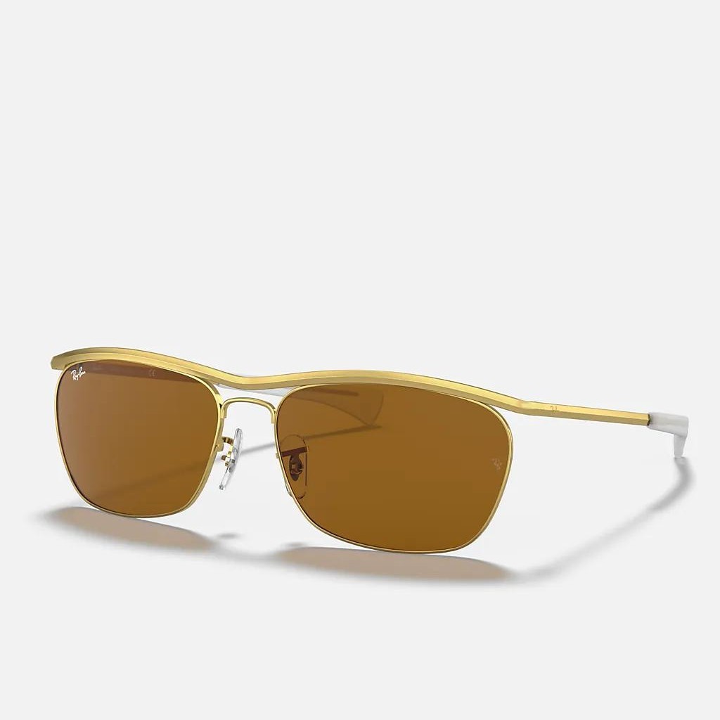 Kính Ray-Ban Olympian Ii Deluxe Vàng Nâu