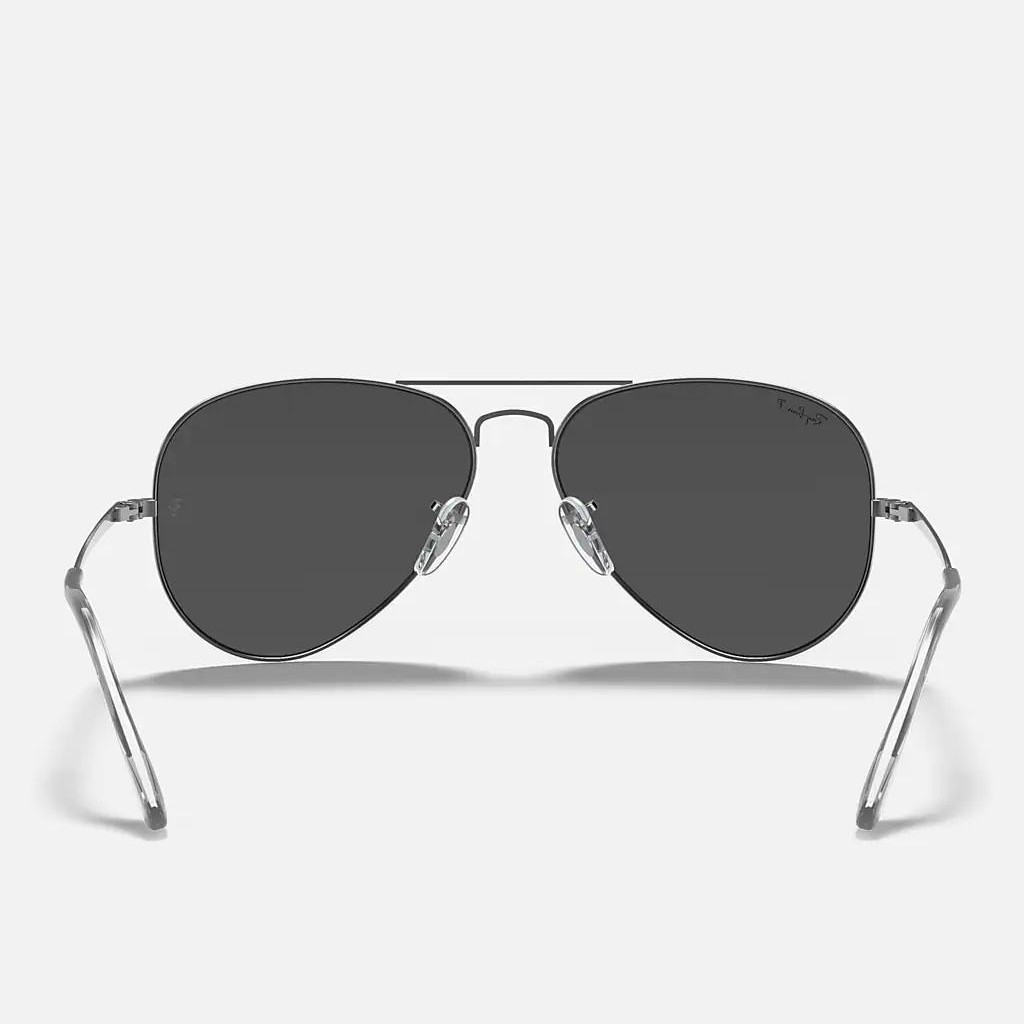 Kính Ray-Ban Aviator Metal Ii Xám Đen