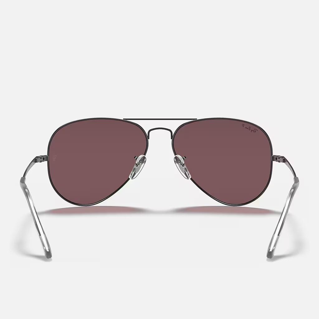 Kính Ray-Ban Aviator Metal Ii Xám Tím