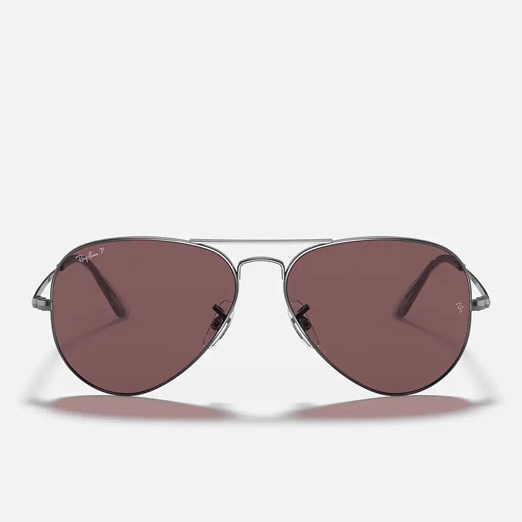 Kính Ray-Ban Aviator Metal Ii Xám Tím