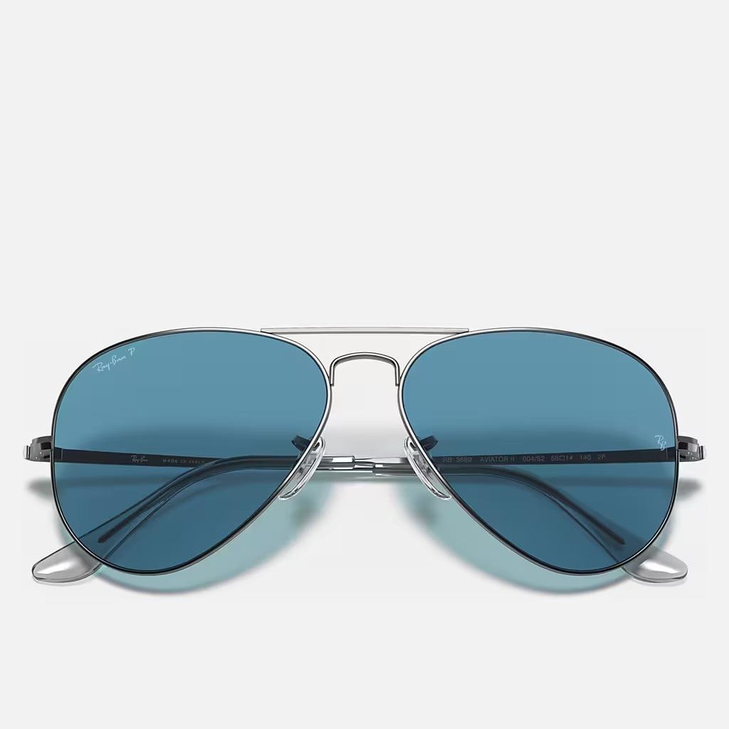 Kính Ray-Ban Aviator Metal Ii Xám Xanh Lá