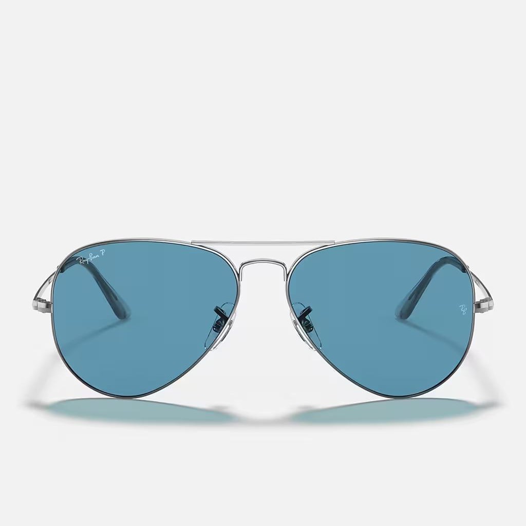 Kính Ray-Ban Aviator Metal Ii Xám Xanh Lá