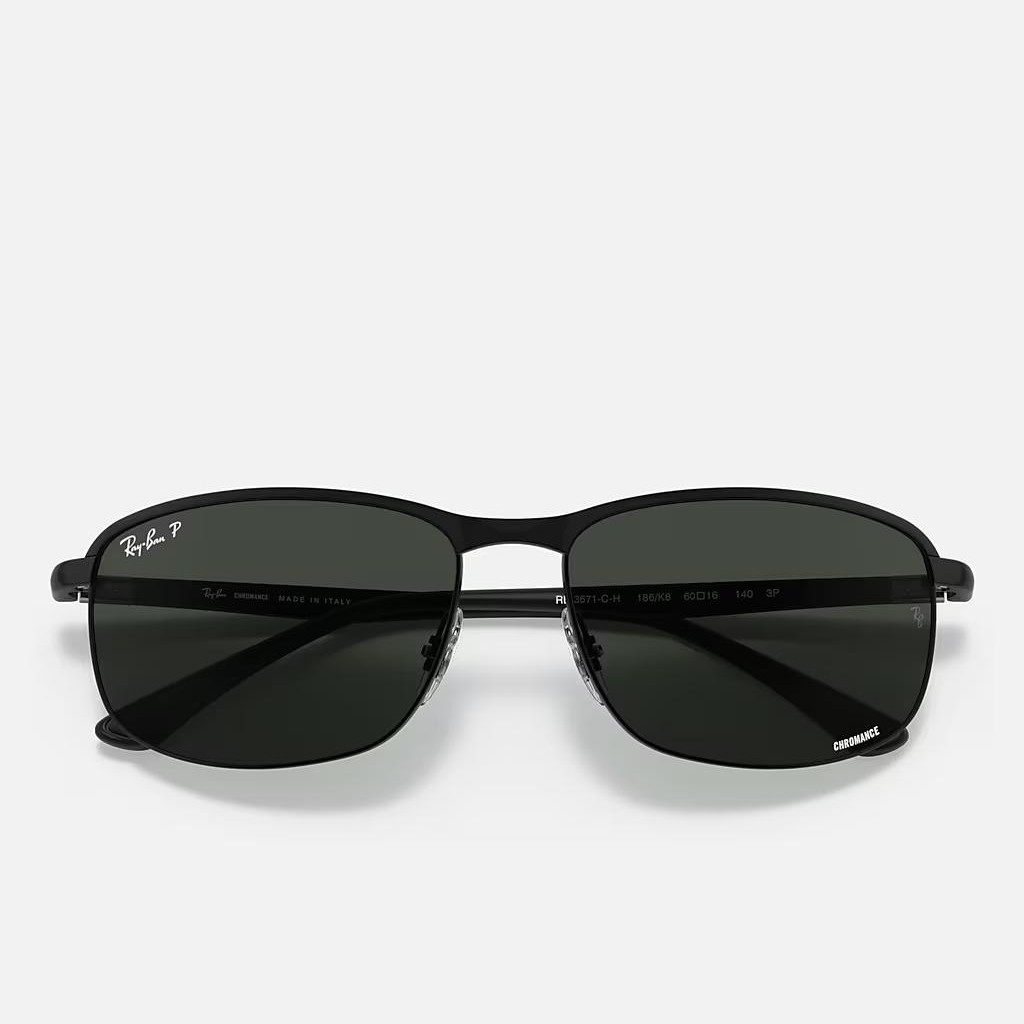 Kính Ray-Ban Rb3670Ch Chromance Đen Xám Đậm