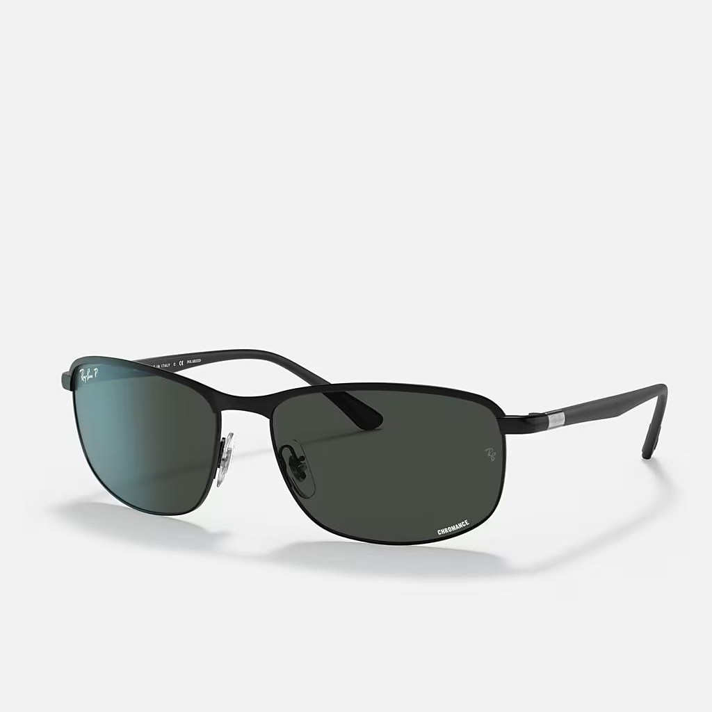 Kính Ray-Ban Rb3670Ch Chromance Đen Xám Đậm