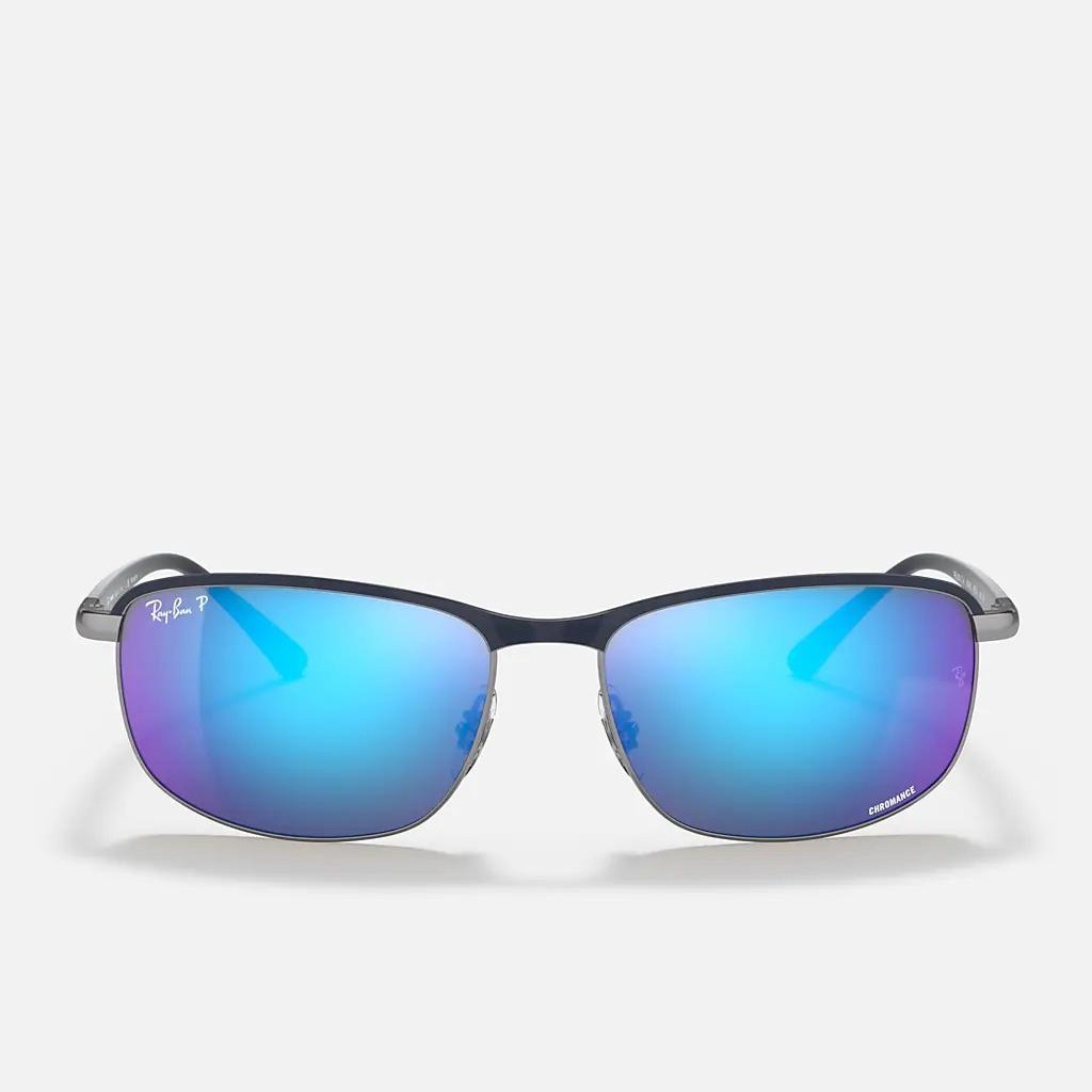 Kính Ray-Ban Rb3670Ch Chromance Xám Xanh Dương