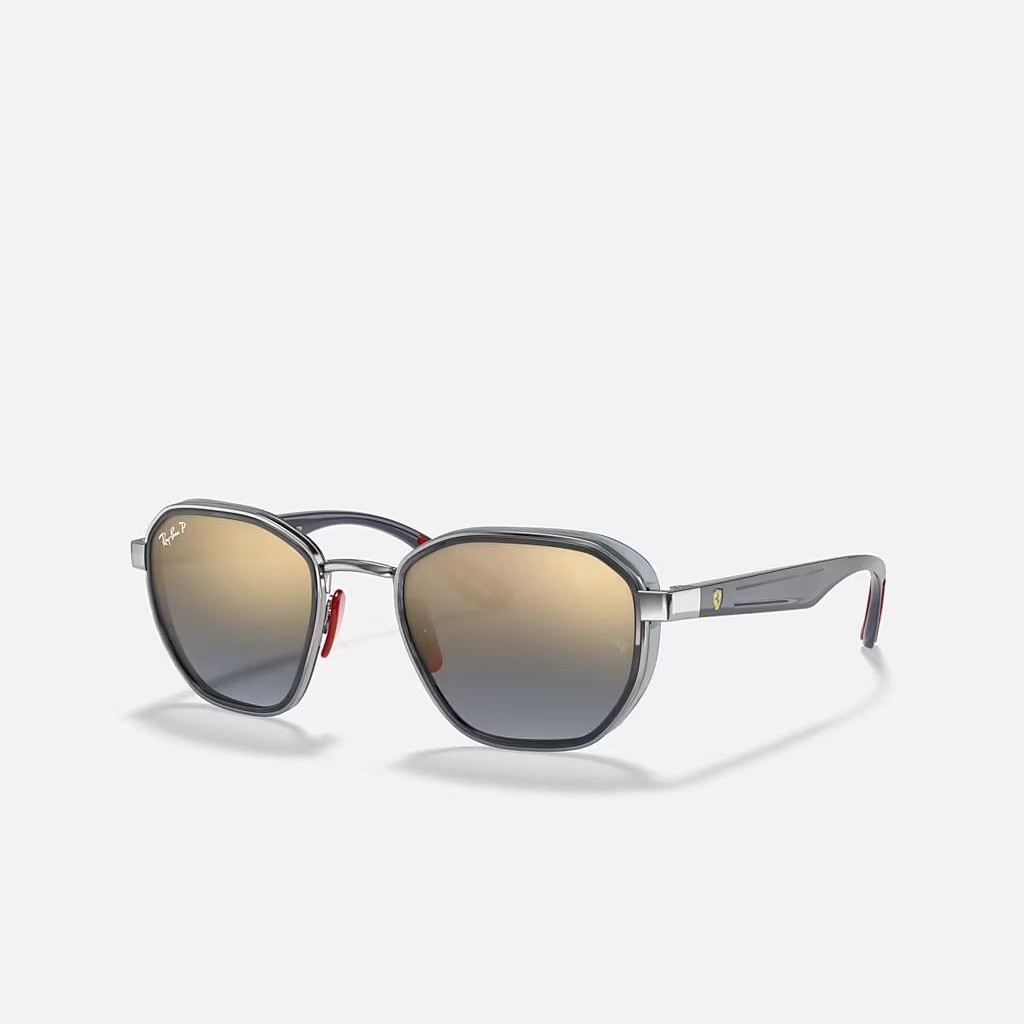 Kính Ray-Ban Rb3674M Scuderia Ferrari Collection Xám Xanh Dương