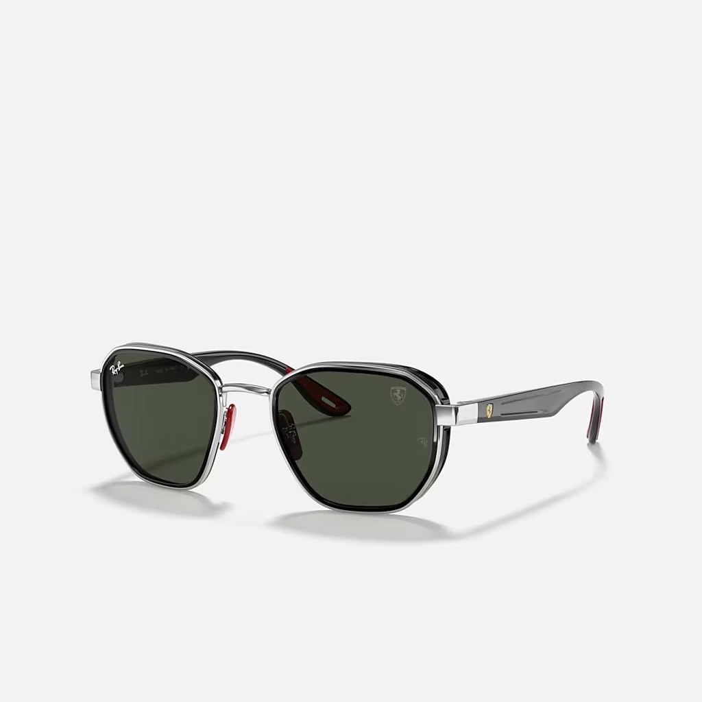 Kính Ray-Ban Rb3674M Scuderia Ferrari Collection Bạc Xanh Lá