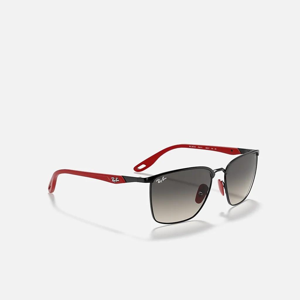 Kính Ray-Ban Rb3673M Scuderia Ferrari Collection Đen Nhám Xám