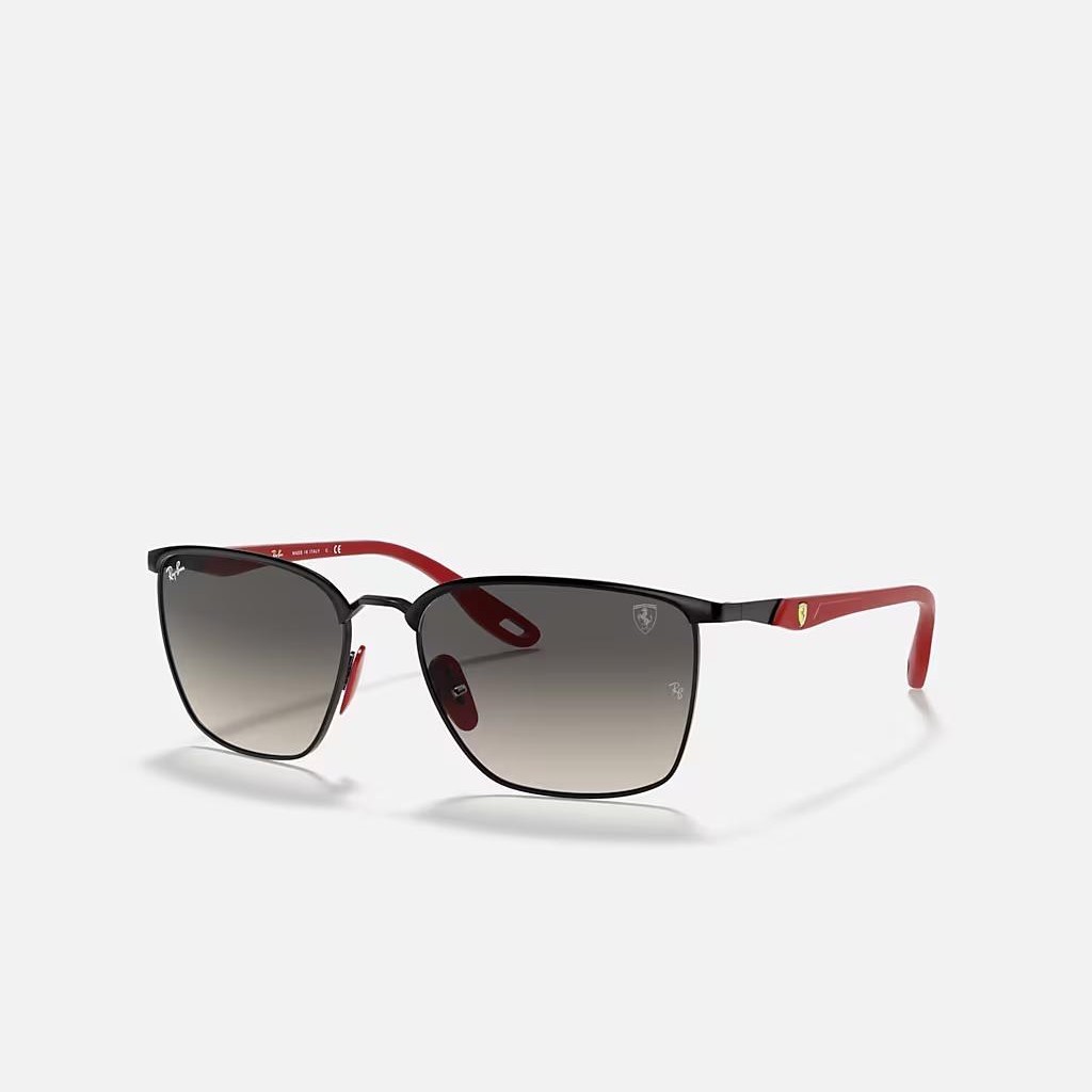 Kính Ray-Ban Rb3673M Scuderia Ferrari Collection Đen Nhám Xám