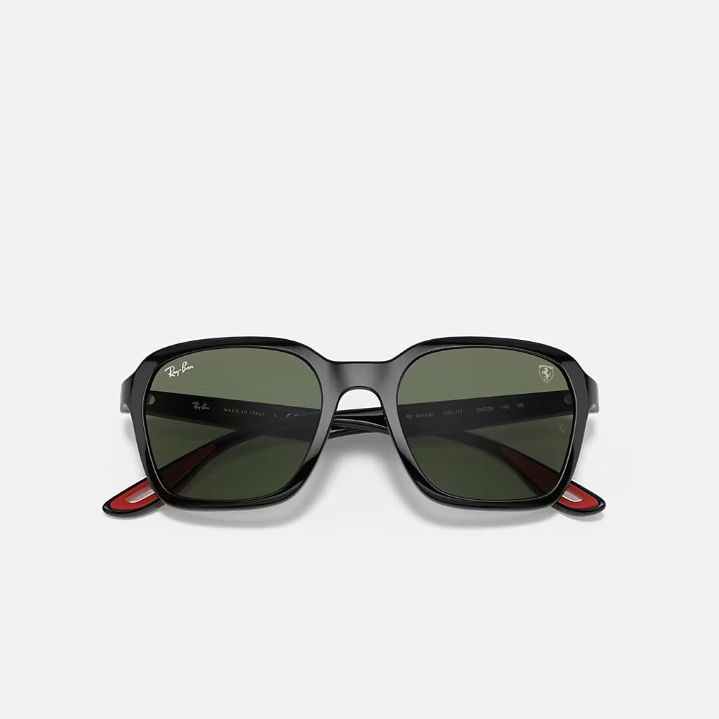 Kính Ray-Ban Rb4343M Scuderia Ferrari Collection Đen Xanh Lá