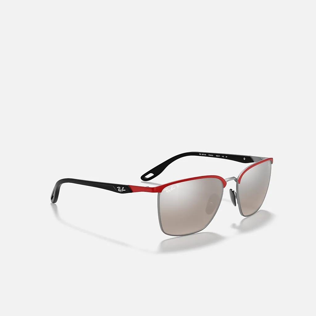 Kính Ray-Ban Rb3673M Scuderia Ferrari Collection Đỏ Nhám Bạc