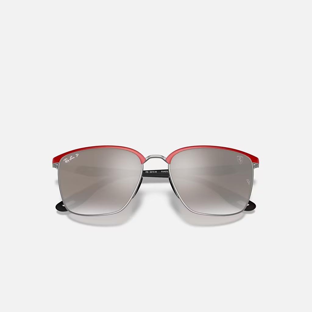 Kính Ray-Ban Rb3673M Scuderia Ferrari Collection Đỏ Nhám Bạc