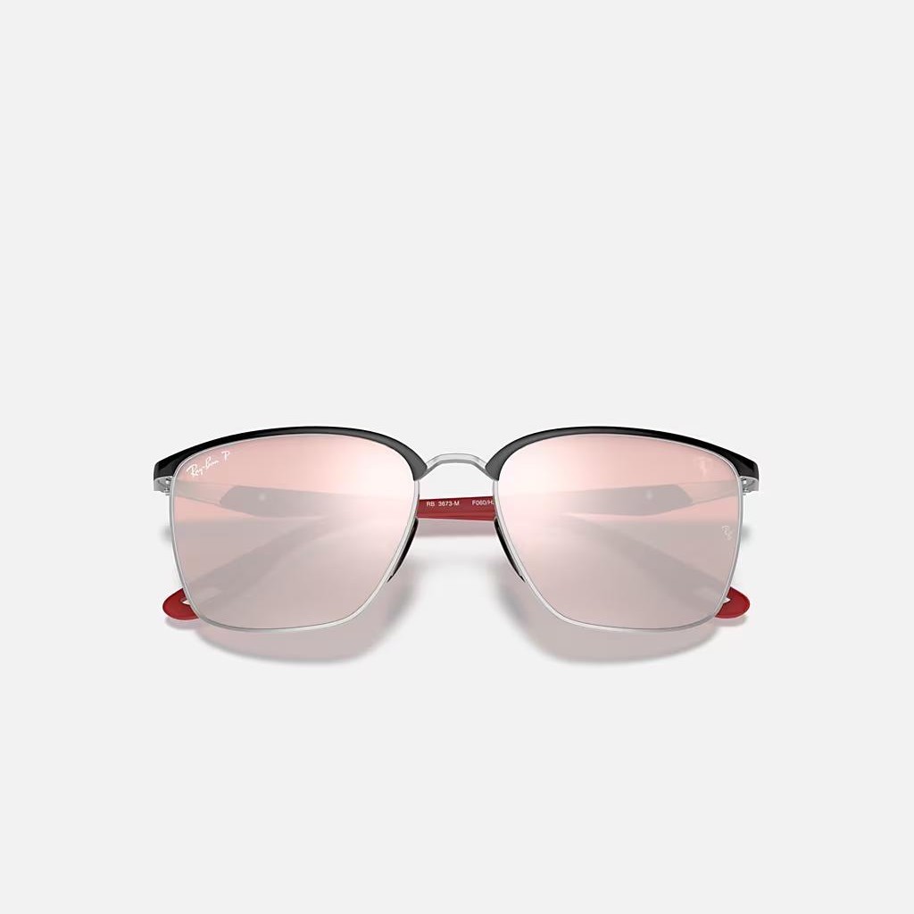 Kính Ray-Ban Rb3673M Scuderia Ferrari Collection Đen Bạc