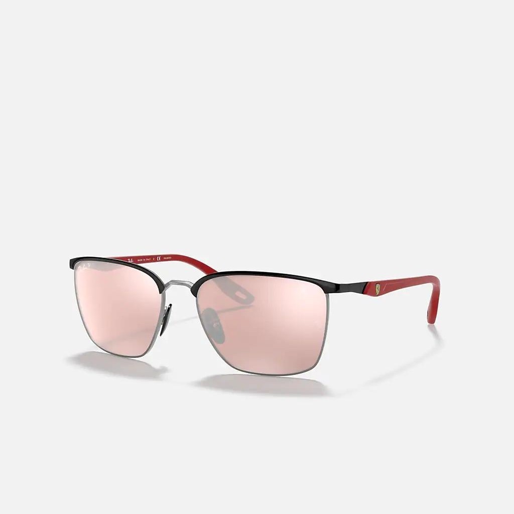 Kính Ray-Ban Rb3673M Scuderia Ferrari Collection Đen Bạc