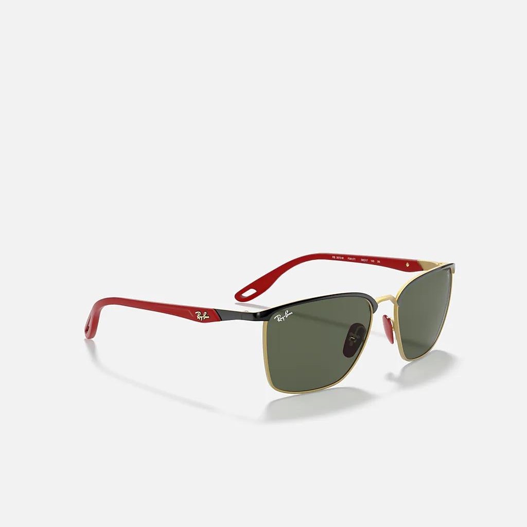 Kính Ray-Ban Rb3673M Scuderia Ferrari Collection Đen Xanh Lá