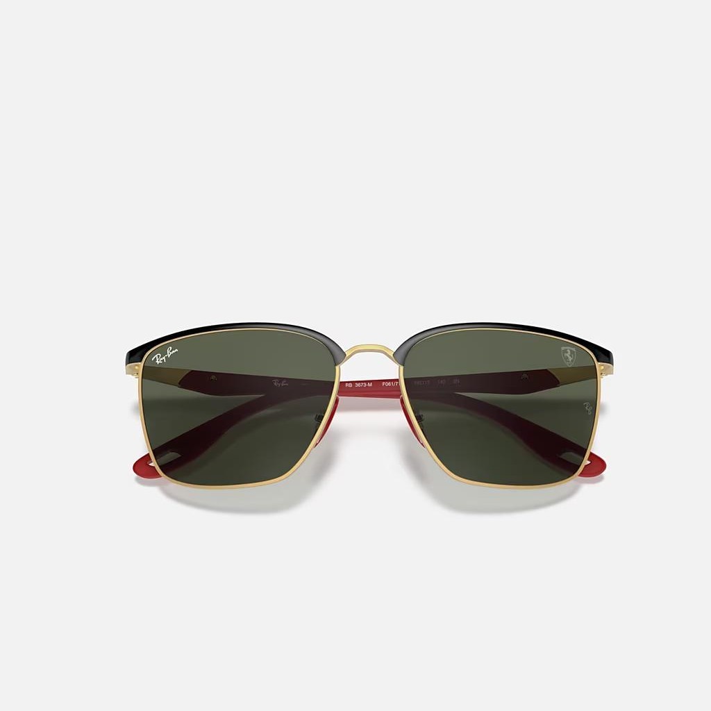 Kính Ray-Ban Rb3673M Scuderia Ferrari Collection Đen Xanh Lá