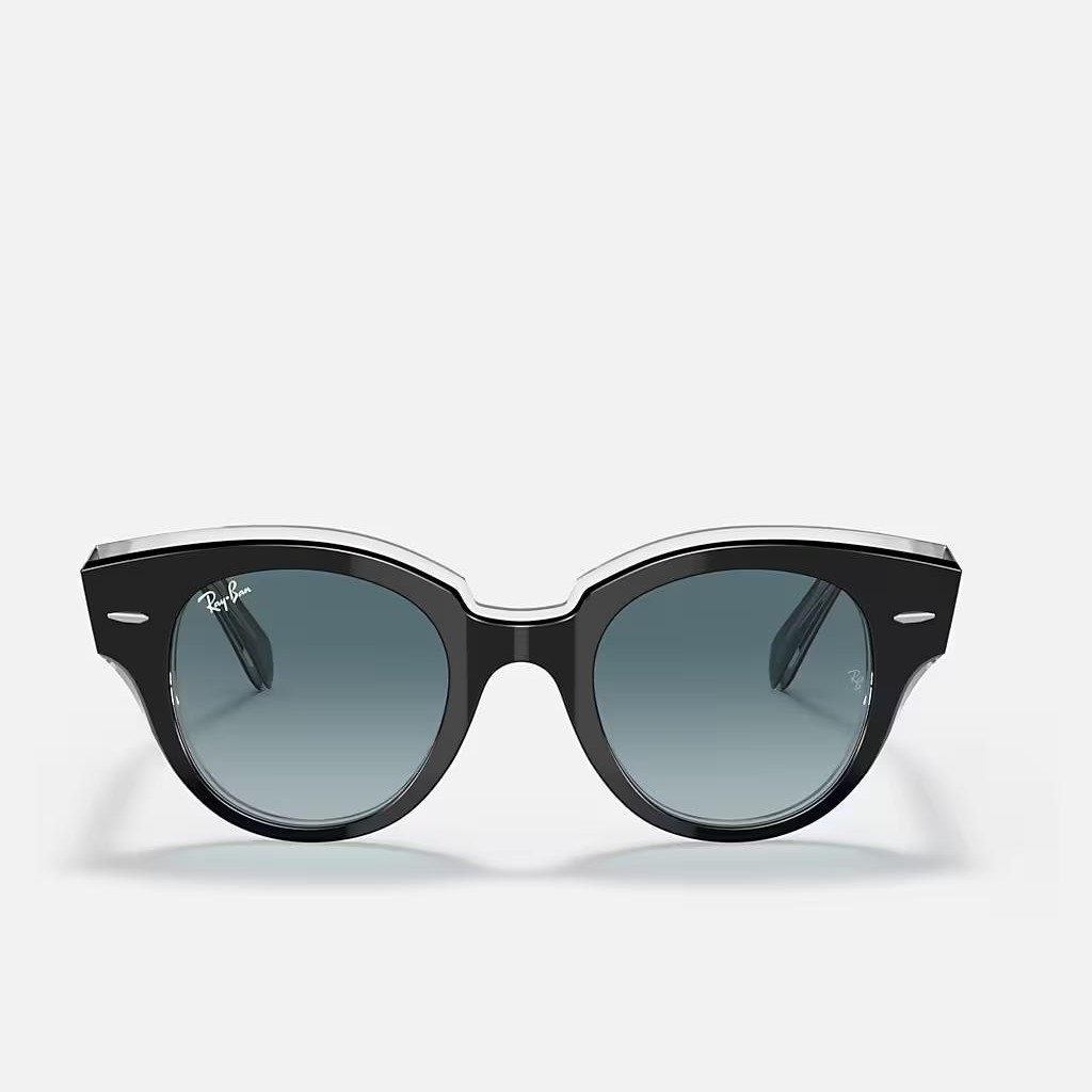 Kính Ray-Ban Roundabout Đen Xanh Lá