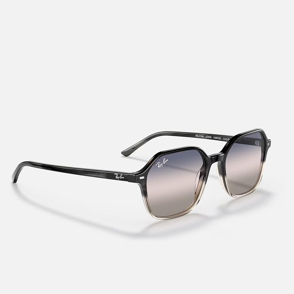 Kính Ray-Ban John Bi-Gradient Xám Xanh Dương