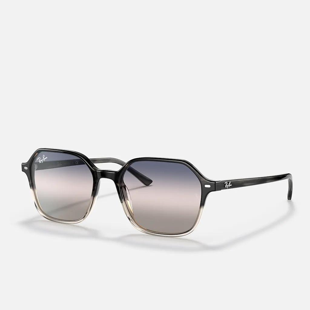 Kính Ray-Ban John Bi-Gradient Xám Xanh Dương