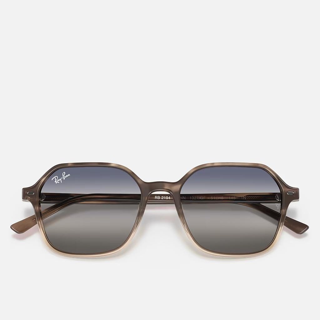 Kính Ray-Ban John Bi-Gradient Nâu Xanh Dương