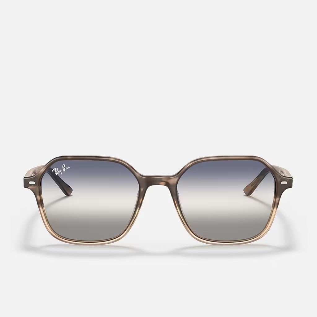 Kính Ray-Ban John Bi-Gradient Nâu Xanh Dương