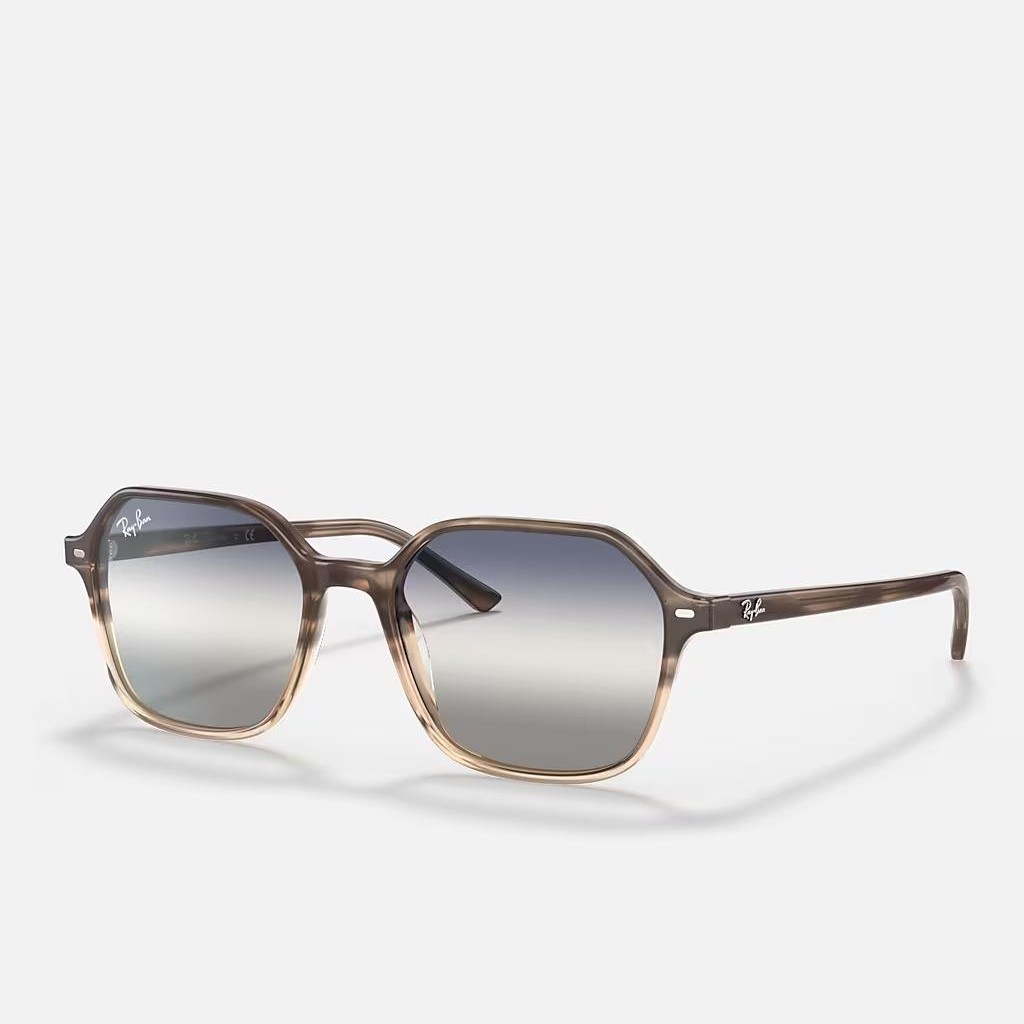 Kính Ray-Ban John Bi-Gradient Nâu Xanh Dương