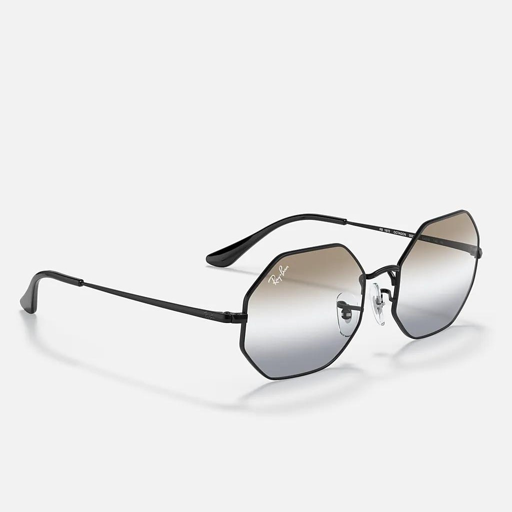 Kính Ray-Ban Octagon 1972 Bi-Gradient Đen Xanh Dương