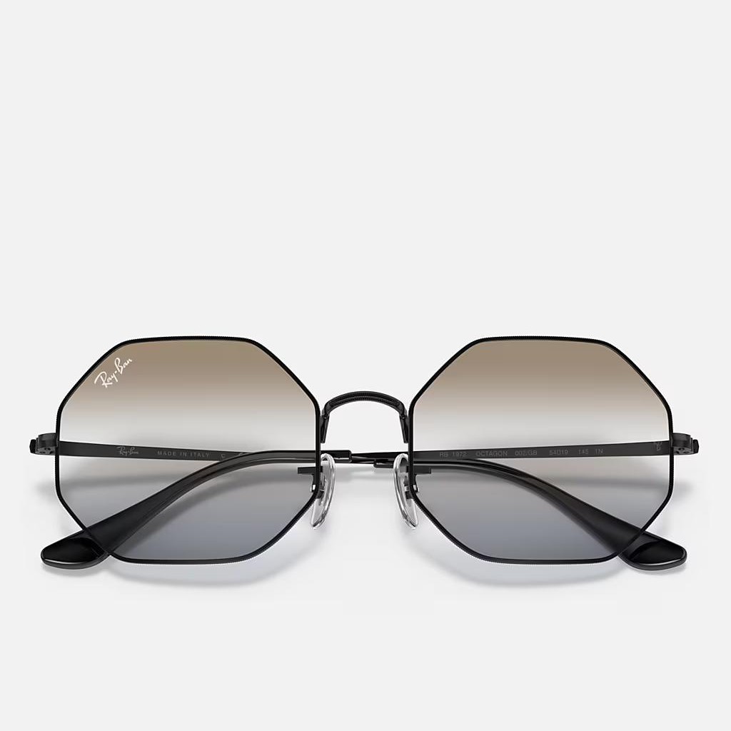 Kính Ray-Ban Octagon 1972 Bi-Gradient Đen Xanh Dương