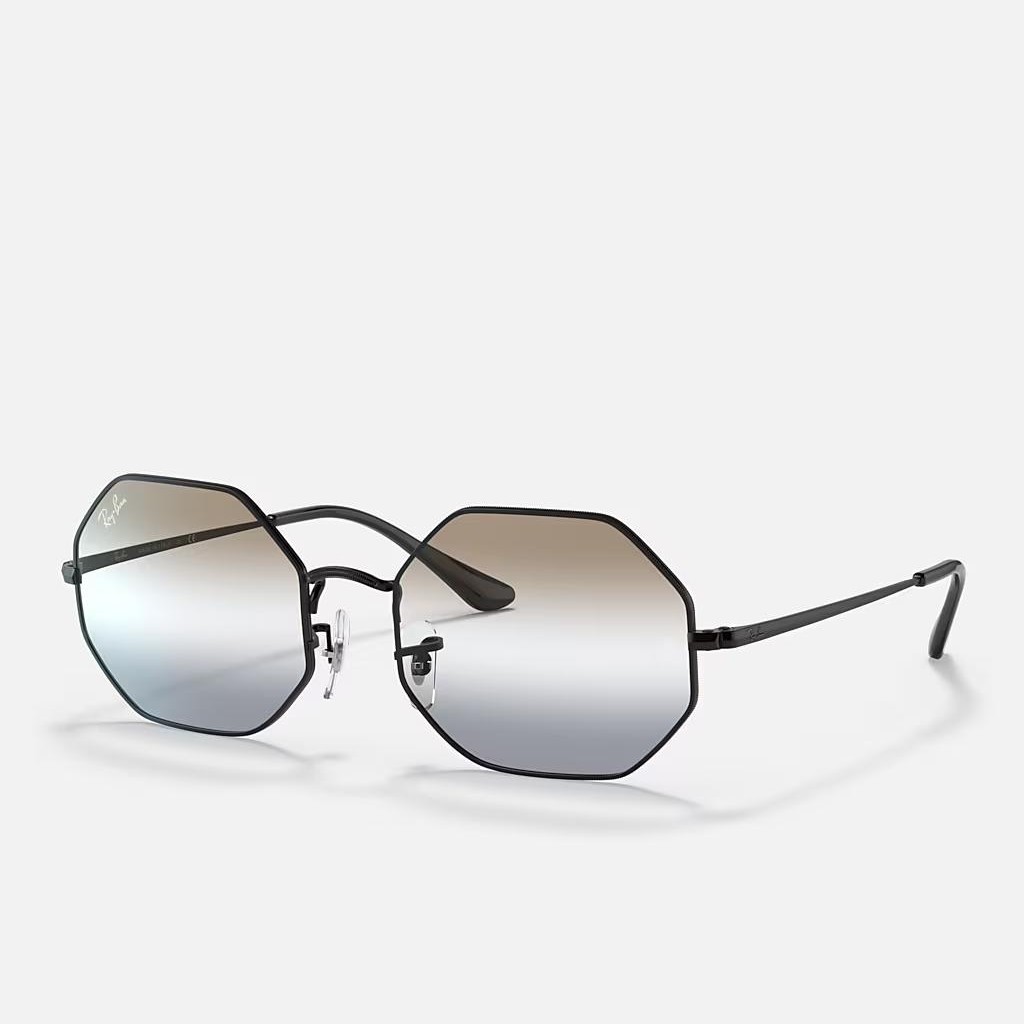 Kính Ray-Ban Octagon 1972 Bi-Gradient Đen Xanh Dương