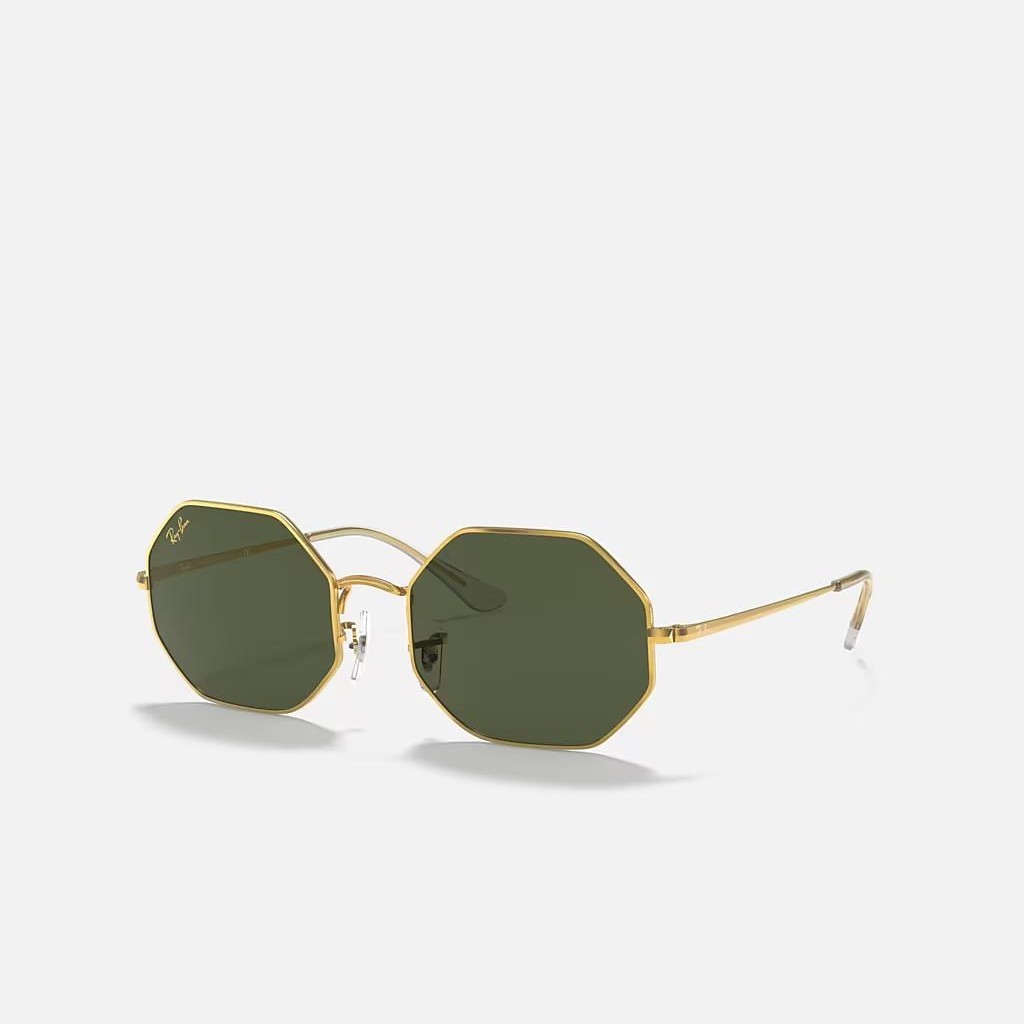 Kính Ray-Ban Octagon 1972 Vàng Xanh Lá