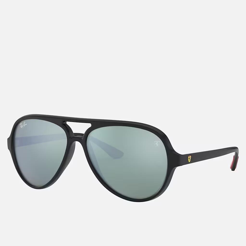 Kính Ray-Ban Rb4125M Scuderia Ferrari Collection Đen Nhám BạC