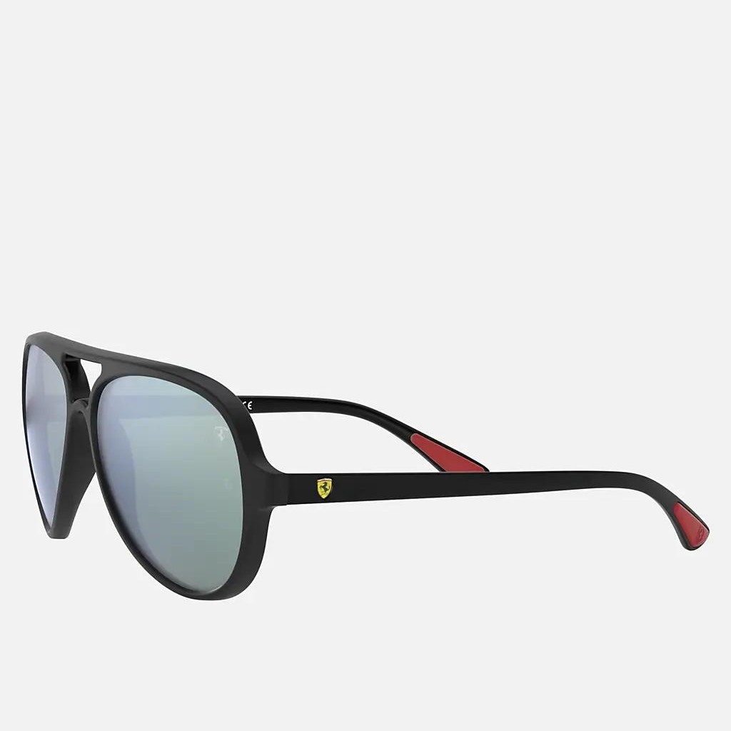 Kính Ray-Ban Rb4125M Scuderia Ferrari Collection Đen Nhám BạC