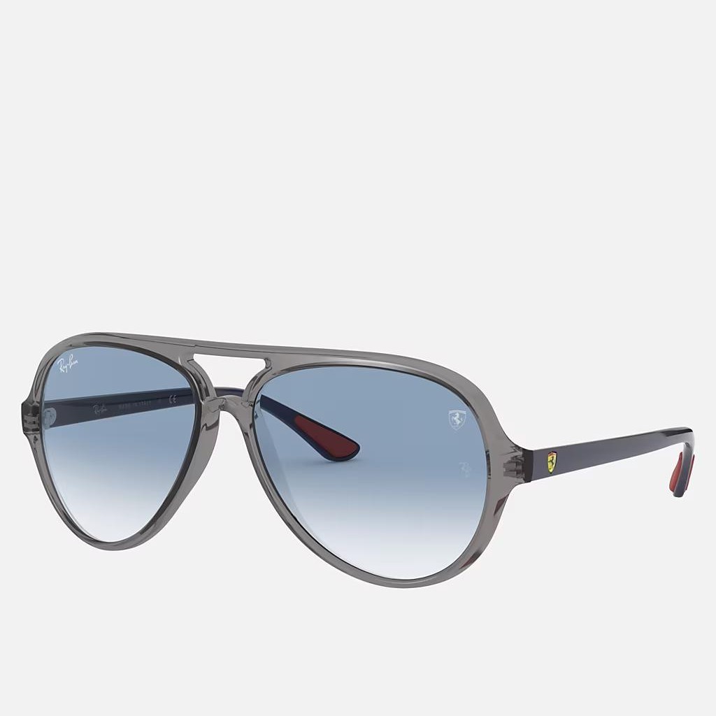 Kính Ray-Ban Rb4125M Scuderia Ferrari Collection Xám Xanh Dương Sáng