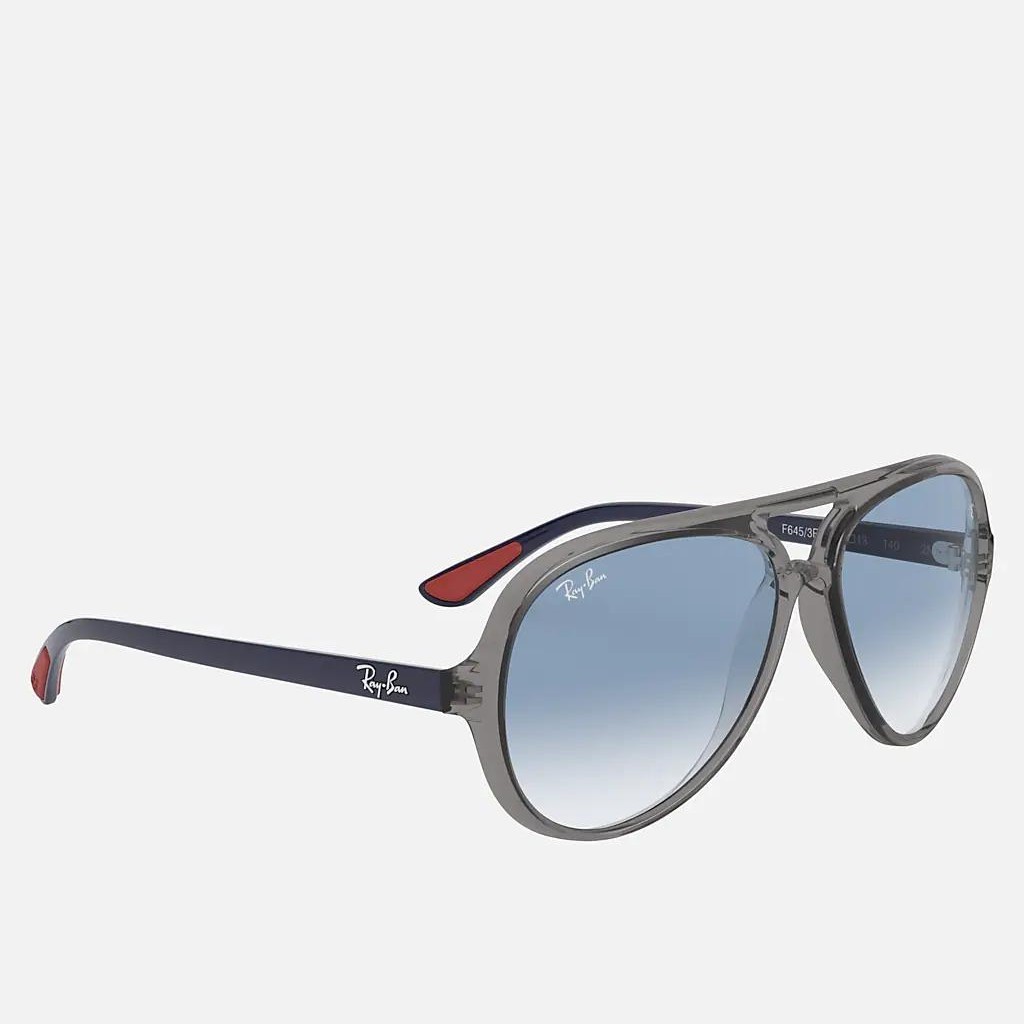 Kính Ray-Ban Rb4125M Scuderia Ferrari Collection Xám Xanh Dương Sáng