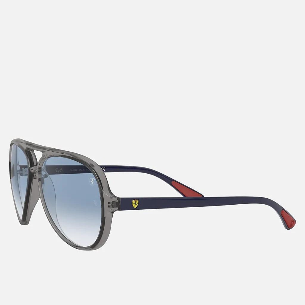 Kính Ray-Ban Rb4125M Scuderia Ferrari Collection Xám Xanh Dương Sáng