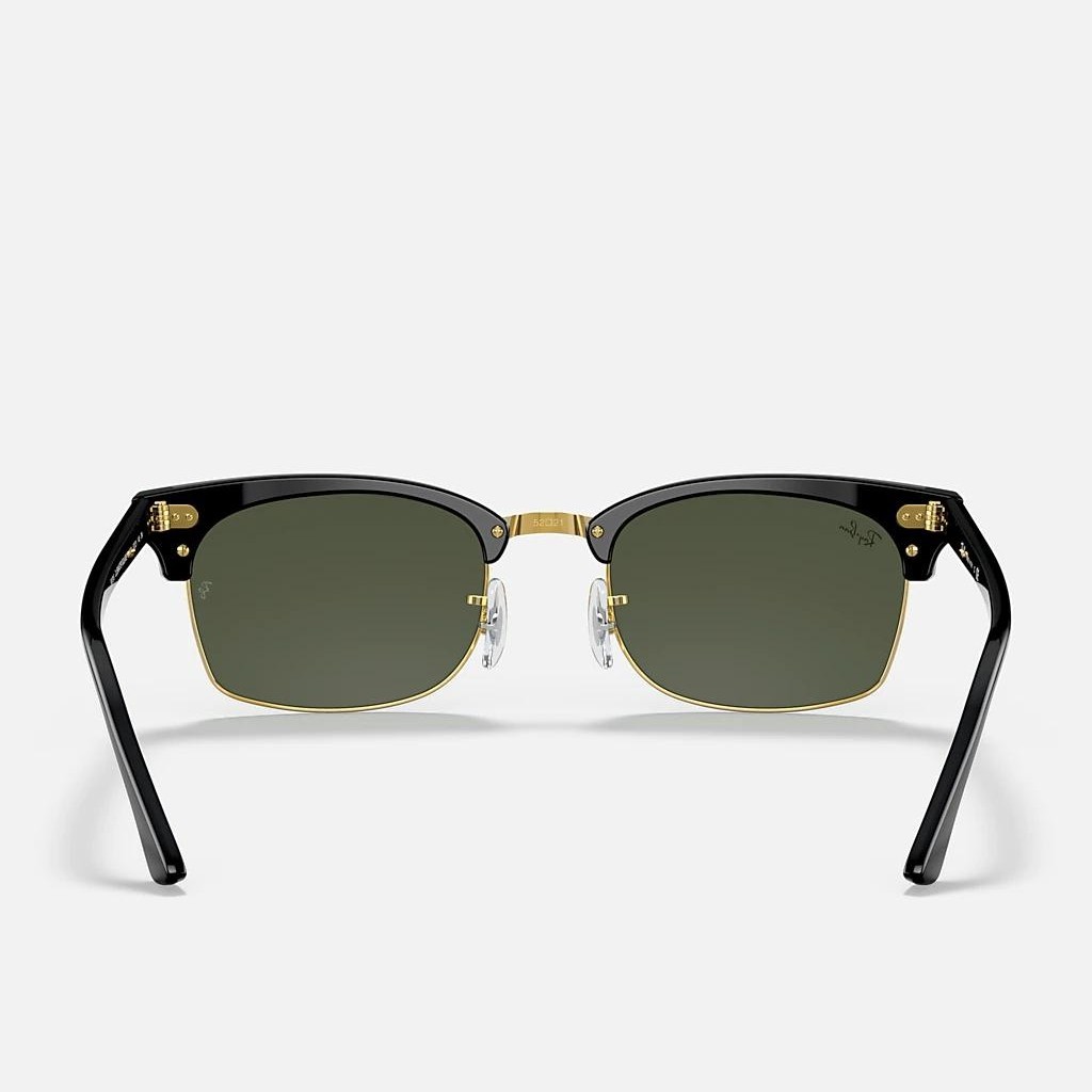 Kính Ray-Ban Clubmaster Square Legend Gold Đen Xanh Lá